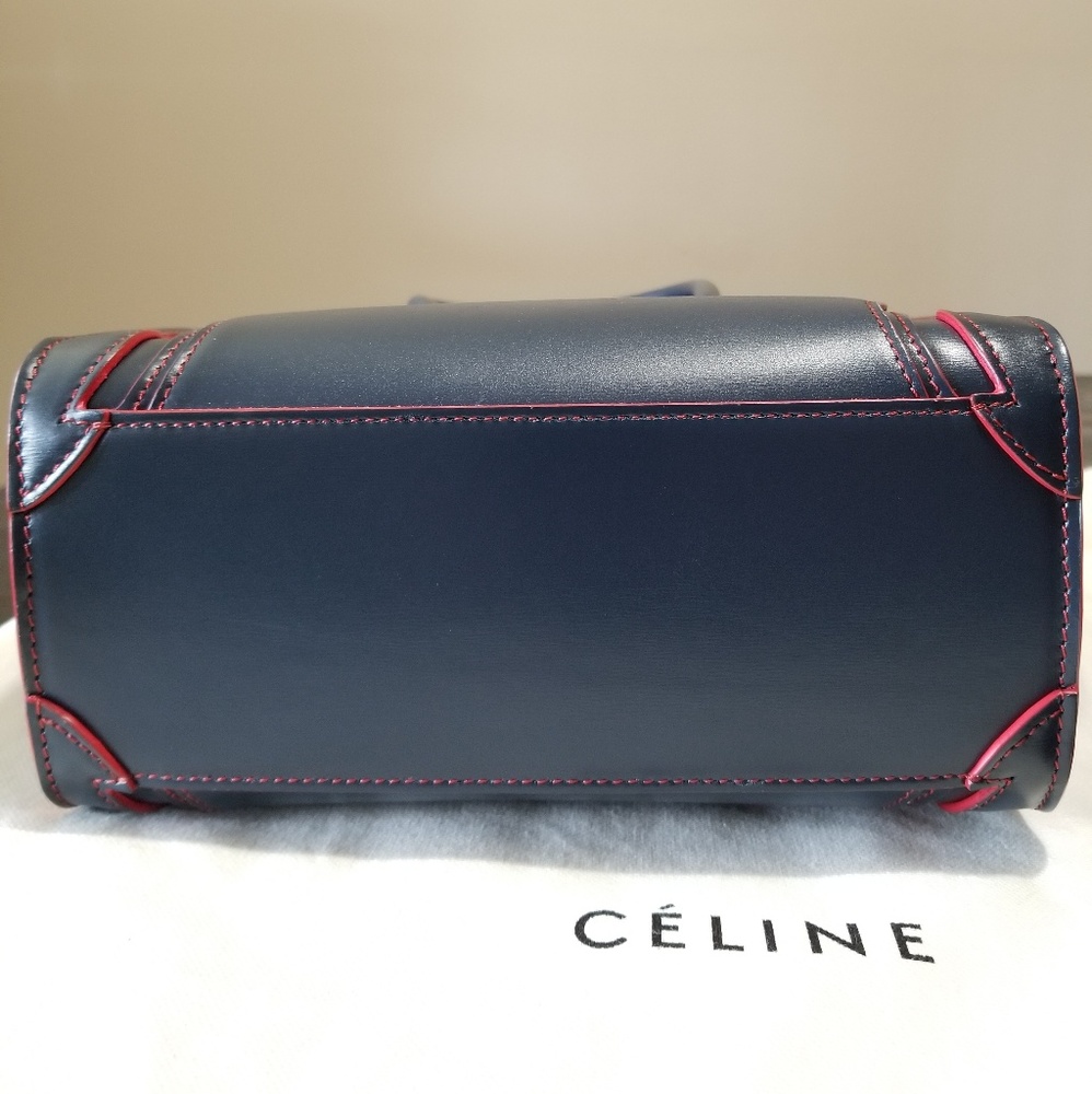 Brand new Celine Nano Navy with Red trim - Picture 5 of 10